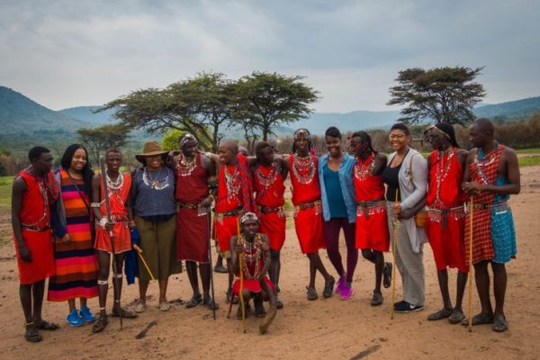 Travel -Visiting a Maasai Village outside of Masa…